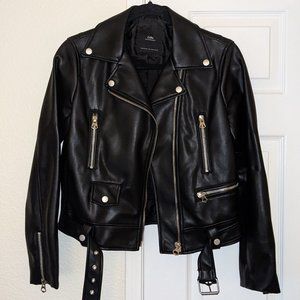 Faux Leather Jacket